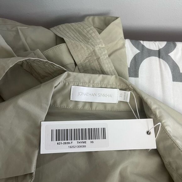 JONATHAN SIMKHAI
Waverly Cotton Poplin Wrap Blouse NWT Size XS - Picture 4 of 9